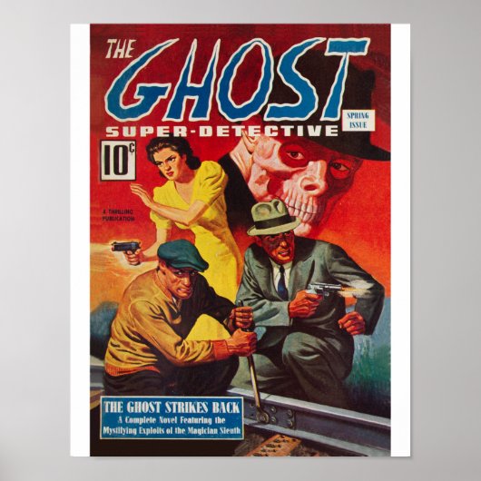 Ghost Super Detective Spring 1940 Poster (Vorne)