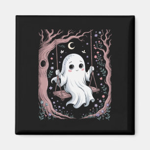 Ghost Swing Cottage Kern Floral Ästhetisches Hallo Magnet