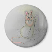 Ghost Tailor Mouse Magnet 3 Zoll Runde (Vorne)