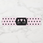 Ghost Tars Halloween Mädchen Geburtstag Wasserflaschenetikett (Einzelnes Label)