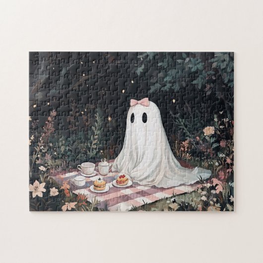Ghost Tea Party Picnic Puzzle (Horizontal)
