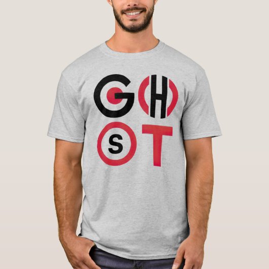 Ghost-Text T-Shirt (Vorderseite)