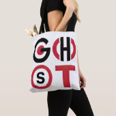Ghost-Text Tasche (Von Nahem)