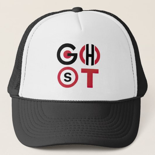 Ghost-Text Truckerkappe (Vorderseite)