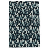 Ghost-Themed-Halloween-Party Mittlere Geschenktüte (Vorderseite)