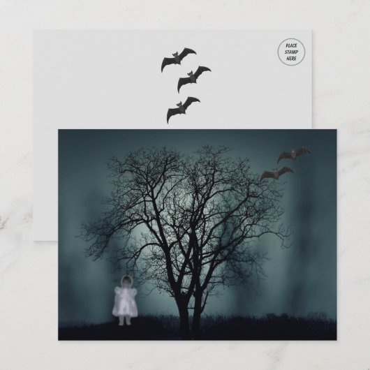 Ghost Toddler Postkarte (Vorne/Hinten)