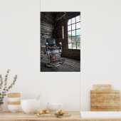 Ghost Town Barber Chair - Bannack Montana Poster (Küche)