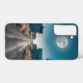 Ghost Town Full Moon Phone Case - Western Design Samsung Galaxy Hülle (Rückseite (Horizontal))
