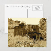 Ghost Town Postcard Postkarte (Vorne/Hinten)