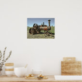 Ghost Town Steam Tractor Poster (Küche)