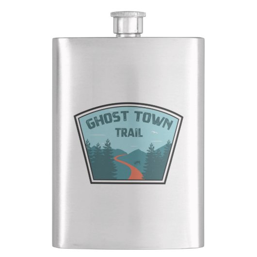 Ghost Town Trail Pennsylvania Flachmann (Vorderseite)