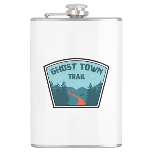 Ghost Town Trail Pennsylvania Flachmann (Vorderseite)