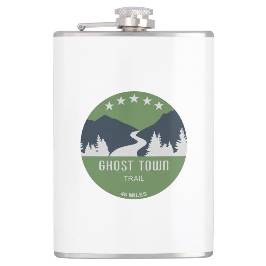 Ghost Town Trail Pennsylvania Flachmann (Vorderseite)