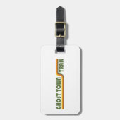 Ghost Town Trail Pennsylvania Gepäckanhänger (Vorderseite vertikal)