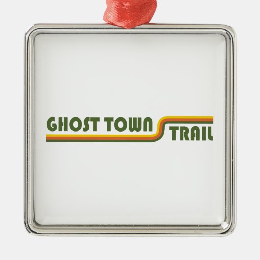 Ghost Town Trail Pennsylvania Ornament Aus Metall (Vorne)