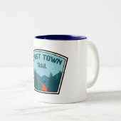 Ghost Town Trail Pennsylvania Zweifarbige Tasse (VorderseiteRechts)
