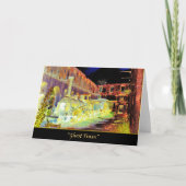 Ghost Train Grußkarten Karte (Vorderseite)