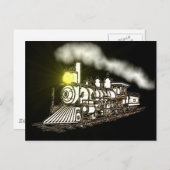 Ghost Train Postkarte (Vorne/Hinten)