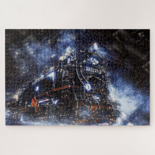 Ghost Train Vintage Lokomotive Puzzle