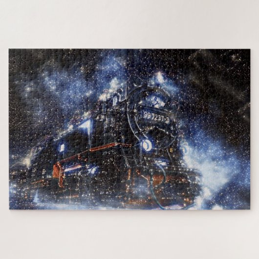 Ghost Train Vintage Lokomotive Puzzle (Horizontal)