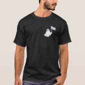Ghost Transgender Halloween Transgender Pride Hall T-Shirt (Vorderseite)