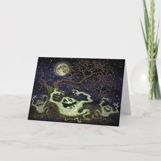 Ghost Tree Card Karte (Vorderseite)