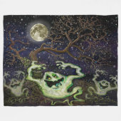 Ghost Tree Fleece Blanket (Vorderseite (Horizontal))