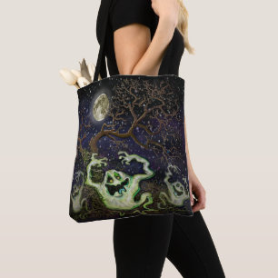 Ghost Tree Tote Bag Tasche