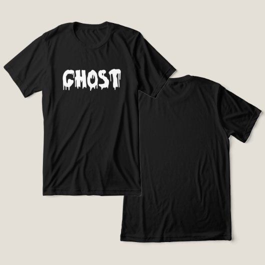 Ghost Tri-Blend Shirt (Design vorne & hinten)