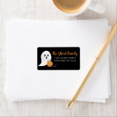 Ghost Trick oder Behandlung Halloween Candy Pumpki Adressaufkleber (Insitu)