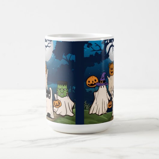 Ghost Trick-oder-Treaters-Tasse Kaffeetasse (Mittel)