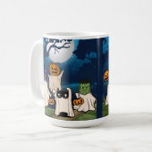 Ghost Trick-oder-Treaters-Tasse Kaffeetasse (Vorderseite Links)