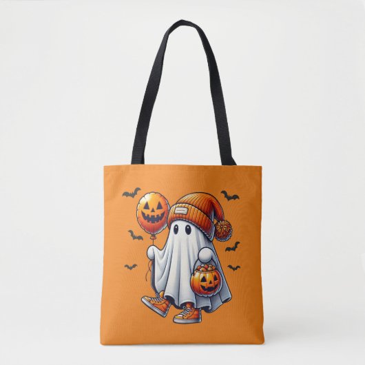 Ghost Trick oe Leckerei Halloween Tasche (Vorderseite)