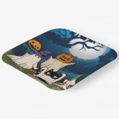 Ghost Trick-or-Treaters Paper-Teller Pappteller (Gewinkelt)