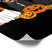 Ghost und Hexe Rottweiler Poster (Ecke)