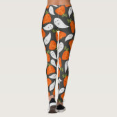 Ghost- und Kürbismuster Leggings (Rückseite)