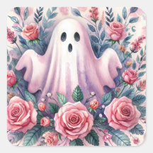 Ghost und Pink Roses Pinkoween