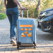 Ghost und Pumpkin Boos Sticker Sheet (Koffer Insitu)