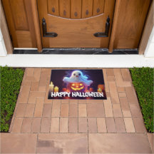 Ghost und Pumpkin Happy Halloween