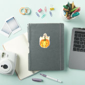 Ghost und Pumpkin Vinyl Custom Cut Sticker (iPad Hülle)