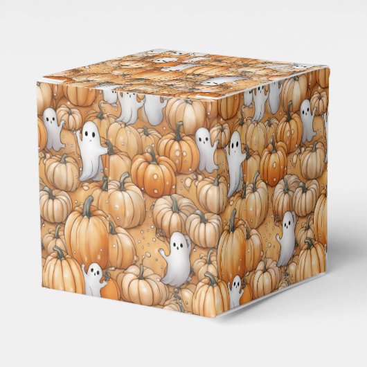Ghost und Pumpkins Halloween Geschenkschachtel (Vorderseite)