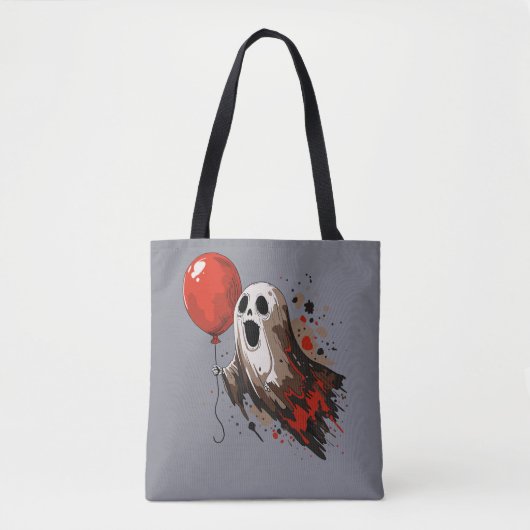 Ghost und Red Balloon Tasche (Vorderseite)