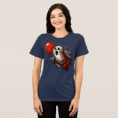 Ghost und Red Balloon Tri-Blend Shirt (Vorderseite voll)