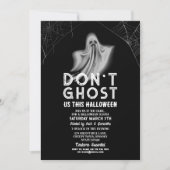 Ghost uns dieses Halloween nicht Einladung (Vorderseite)