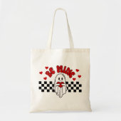 Ghost Valentine's Day Tote Bag, lustige Gift Tasch Tragetasche (Vorne)