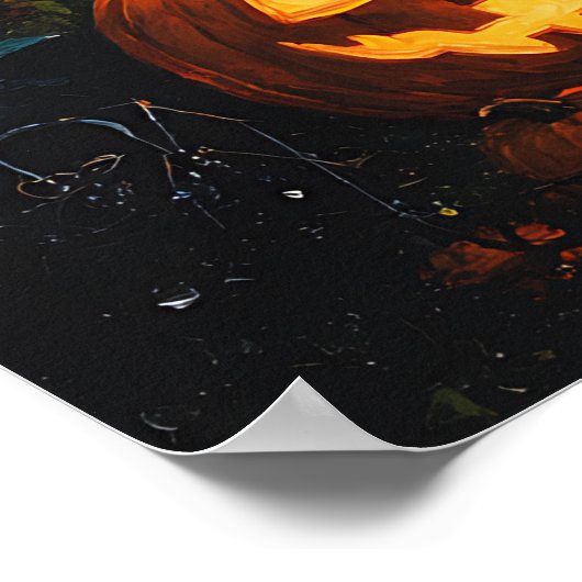 Ghost Village Art Poster (Ecke)