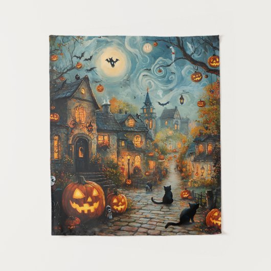 Ghost Village Tapestry Wandteppich (Vorderseite)