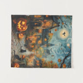 Ghost Village Tapestry Wandteppich (Vorderseite (Horizontal))