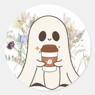 Ghost-Vinyl-Aufkleber Runder Aufkleber