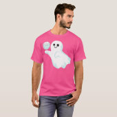 Ghost Volleyball für Mädchen Volleyball T-Shirt (Vorne ganz)